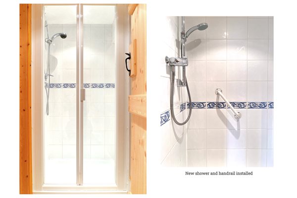 Ground floor shower