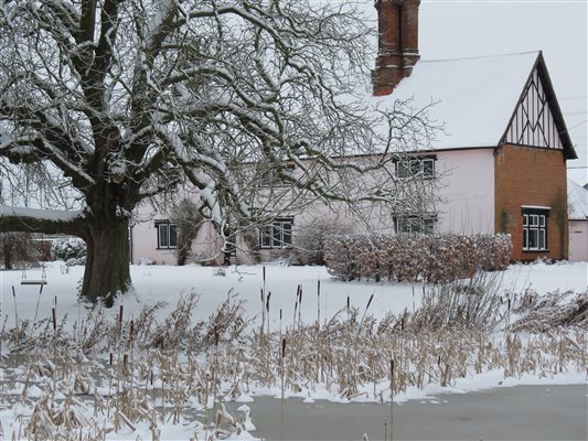 College Farm Winter Scene