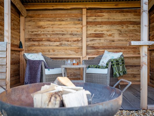 firepit outside