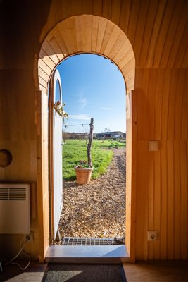 hare door view