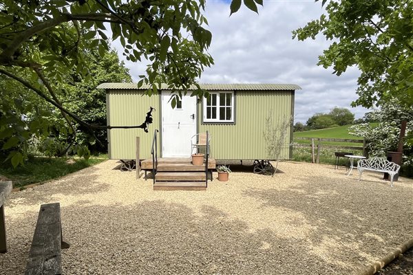 Shepherd Hut in Woodland Setting