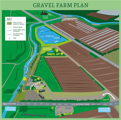 Gravel Farm Self-Catering Cottages Map