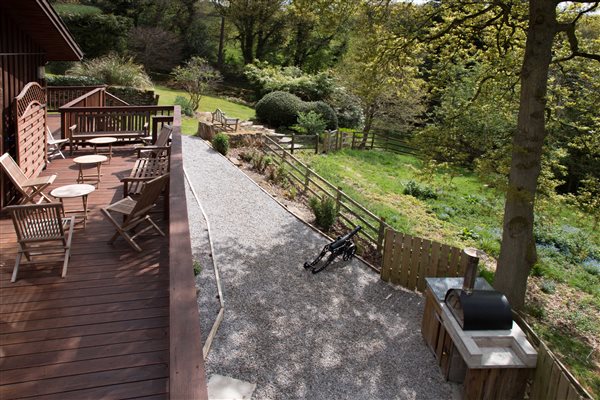 Lodge decking view