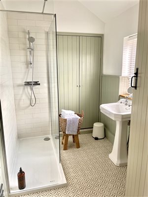 bathroom with shower