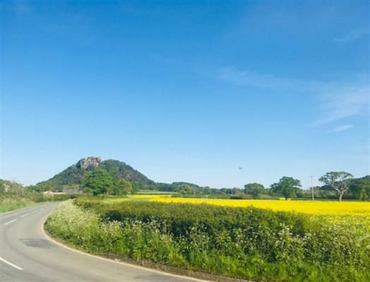 Beeston Castle in summer