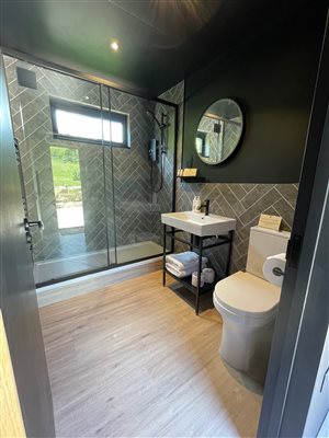 A generous bathroom completes the home.