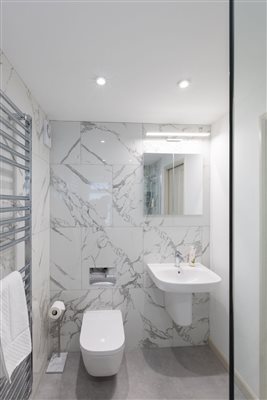 Bury's newly refurbished bathroom