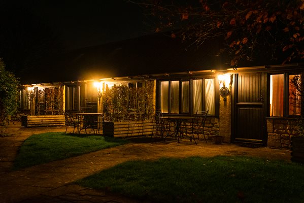 Cottages by night