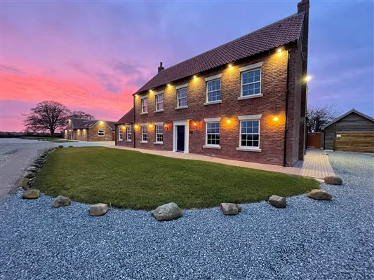Pasture House Sunset