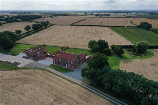 Pasture House and The Stables Birds Eye View