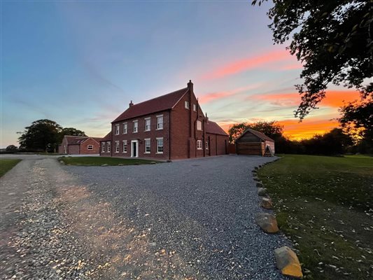 Pasture House Sunset