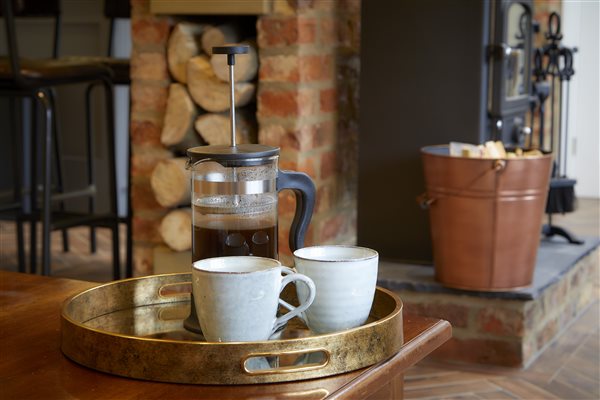 Coffee in the Living Room of Pasture House