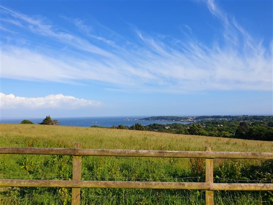 View from Clyne Farm over Swansea Bay & Mumbles Village
