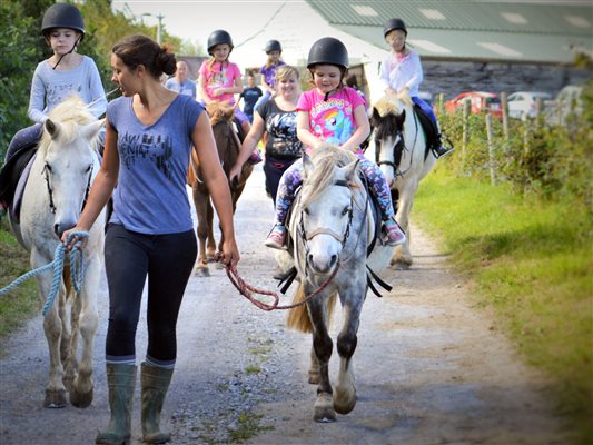 Horse riding stables onsite for all ages and abilities