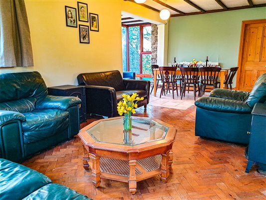 Barn Owl Lodge Living Area