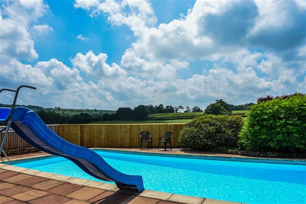 heated outdoor swimming pool