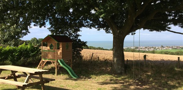 Play area for Penlan Coastal Cottages