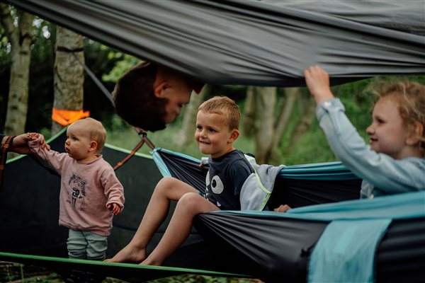 Herefordshire glamping play time hammocks
