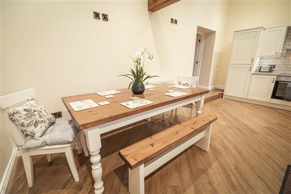Dining table in the kitchen