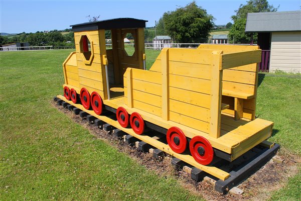 Play area by the farm shop