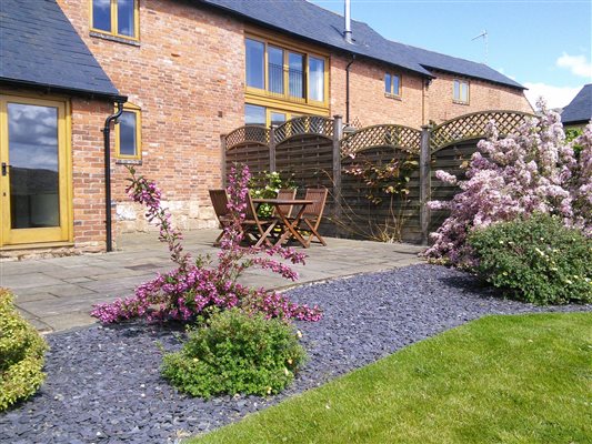 Granary patio garden